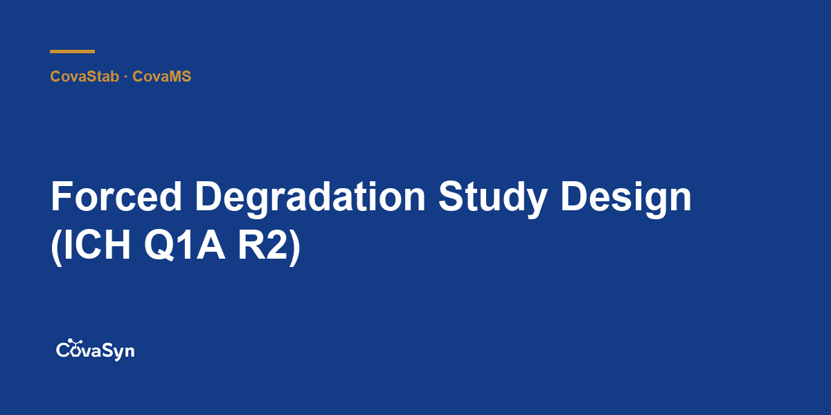Forced Degradation Study Design (ICH Q1A R2)