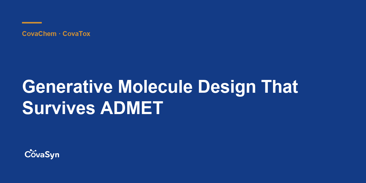 Generative Molecule Design That Survives ADMET