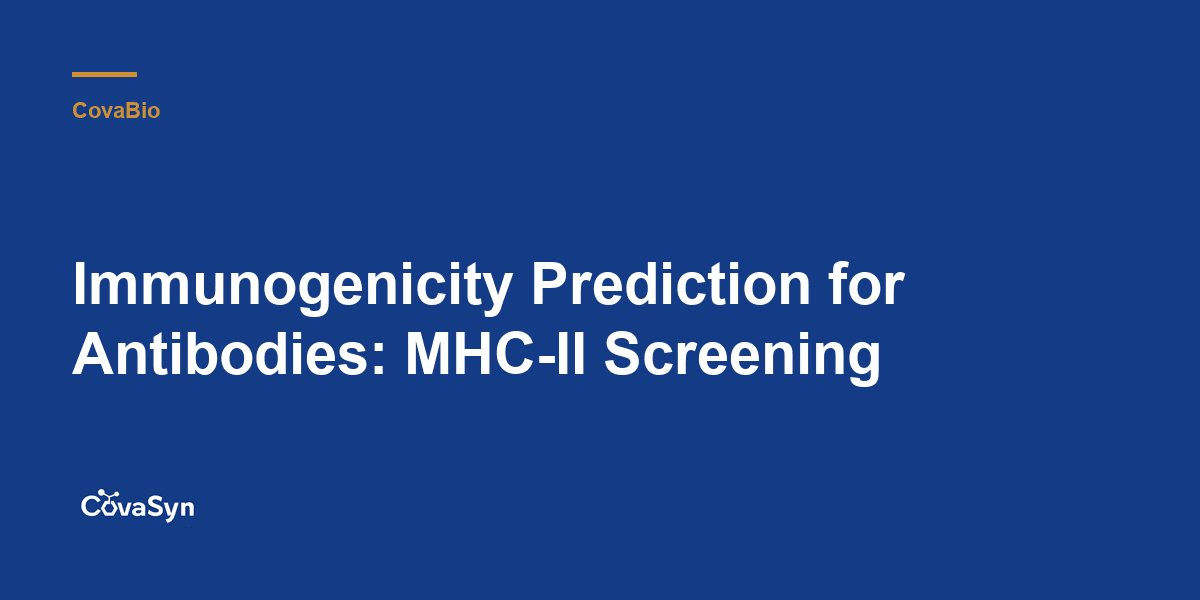 Immunogenicity Prediction for Antibodies: MHC-II Screening